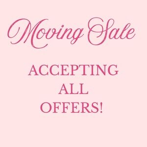Moving Sale Announcement